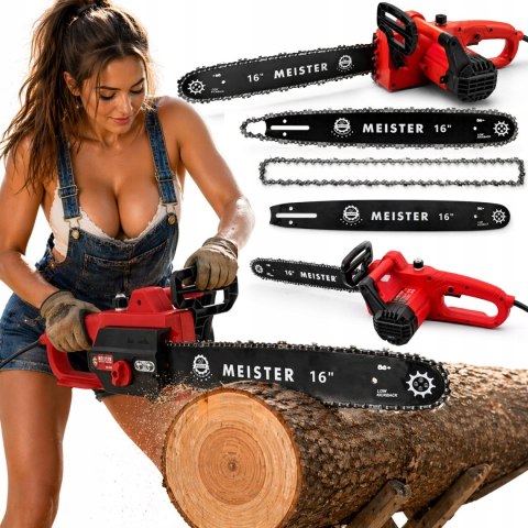 PIŁA PILARKA ELEKTRYCZNA ŁAŃCUCHOWA MOCNA DO DRZEW BOXER 3550W 16"