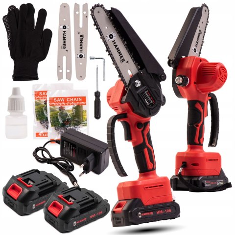 Piła łańcuchowa akumulatorowa ETiME 550 W 15 cm 24 V smarowanie