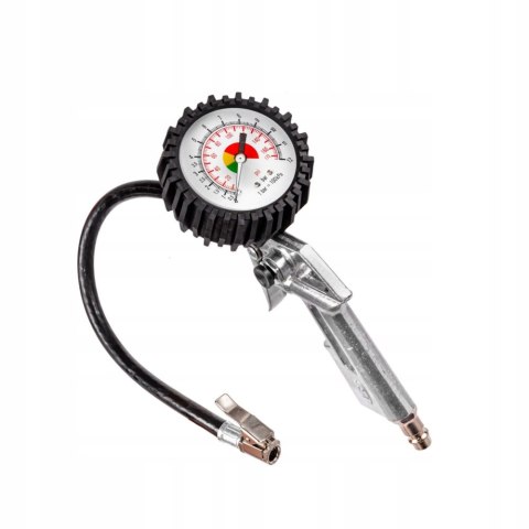 Pistolet do pompowania kół Falon-Tech z manometrem 12 bar