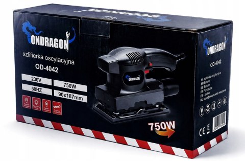 SZLIFIERKA OSCYLACYJNA ELEKTRYCZNA 750W DO GIPSU DREWNA MOCNA 12 000 obr