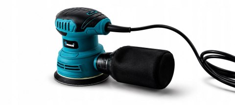 SZLIFIERKA OSCYLACYJNA MIMOŚRODOWA do DREWNA METALU z REGULACJĄ 125mm 1400W