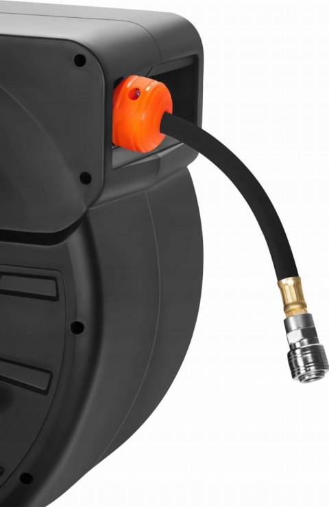 Wąż pneumatyczny zwijany 30m+2m 1/4" PVC solidna