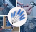 Wkrętak Elektromet zestaw 6 el. krzyżakowy i płaski do pobijania