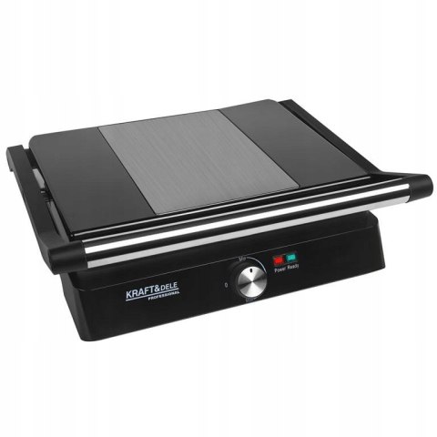 Grill elektryczny Kraft&Dele KD4103 2400 W z regulacją i odprowadzaniem