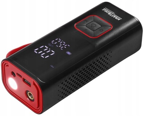 Kompresor akumulatorowy Kraft&Dele 10 bar 7800 mAh z latarką LED