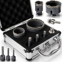 Koronki 6-68 mm Otwornice Diamentowe do Gresu Betonu Płytek Kamienia M14 M