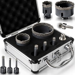 Koronki 6-68 mm Otwornice Diamentowe do Gresu Betonu Płytek Kamienia M14 M
