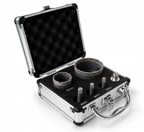 Koronki 6-68 mm Otwornice Diamentowe do Gresu Betonu Płytek Kamienia M14 M