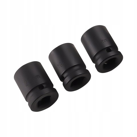 Nasadka udarowa Kraft&Dele 1/2" 6-kątna zestaw 35 szt. 8-32 mm