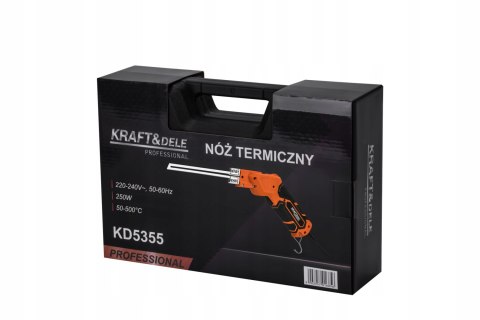 Nóż elektryczny Kraft&Dele do cięcia styropianu 250W