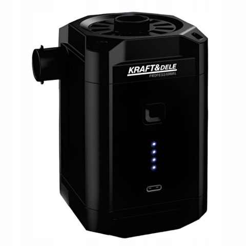 POMPKA AKUMULATOROWA DO MATERACY PONTONÓW USB-C 5500mAh LED + KOŃCÓWKI