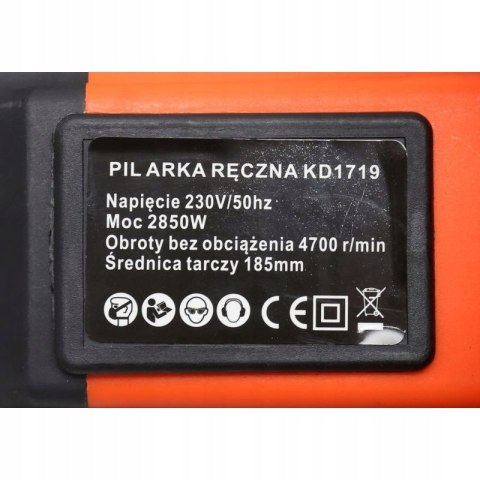 Piła tarczowa Kraft&Dele 2850 W 185 mm z laserem