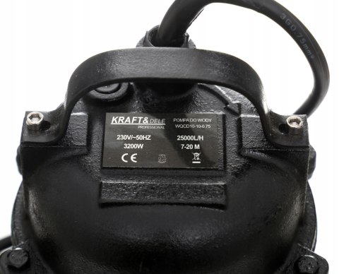 Pompa zatapialna Kraft&Dele 3200 W 25000 l/h KD764