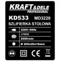 Szlifierka stołowa Kraft&Dele 1500 W 150 mm KD532