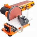 Szlifierka stołowa taśmowa talerzowa sieciowa 230V 600W Kraft&Dele 1450 RPM