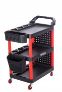 Wózek narzędziowy Kraft&Dele KD1076 z 3 półkami