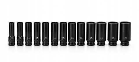 ZESTAW NASADEK UDAROWYCH NASADKI UDAR 13EL WALIZKA Cr-Mo PRO 10-32MM