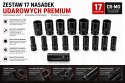 ZESTAW NASADEK UDAROWYCH NASADKI UDAR 17EL WALIZKA Cr-Mo PRO 10-36MM