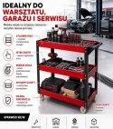DUŻY WÓZEK WARSZTATOWY NARZĘDZIOWY SERWISOWY 3 PÓŁKI SZAFKA NARZĘDZIOWA moc