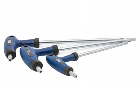 KLUCZE WKRĘTAKI MŁOTKI TORX TYP T ZESTAW T10-T50 9 el KLUCZE WKRĘTAKI MŁOTKI TORX TYP T ZESTAW T10-T50 9 el