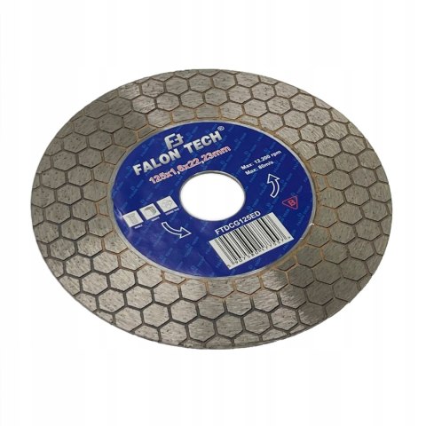 TARCZA 125mm DIAMENTOWA DO PŁYTEK GRESU GLAZURY SZLIFOWANIA CIĘCIA 45° TARCZA 125mm DIAMENTOWA DO PŁYTEK GRESU GLAZURY SZLIFOWANIA CIĘCIA 45°