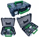POZIOMICA LASEROWA LASER KRZYŻOWY ZIELONY SAMOPOZIOMUJĄCA LCD 360 2 BATERIE