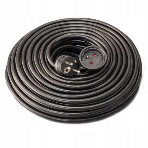 PRZEDŁUŻACZ BUDOWLANY OGRODOWY 3x2,5mm GRUBY PRZEWÓD KABEL 30m