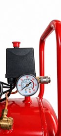 KOMPRESOR BEZOLEJOWY SPRĘŻARKA POWIETRZA 24L 8 BAR TŁOKOWA POMPA SEPARATOR