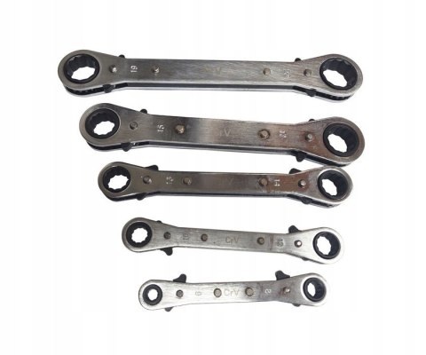 KLUCZE OCZKOWE Z GRZECHOTKĄ ZESTAW KLUCZY 6-22MM KLUCZE OCZKOWE Z GRZECHOTKĄ ZESTAW KLUCZY 6-22MM