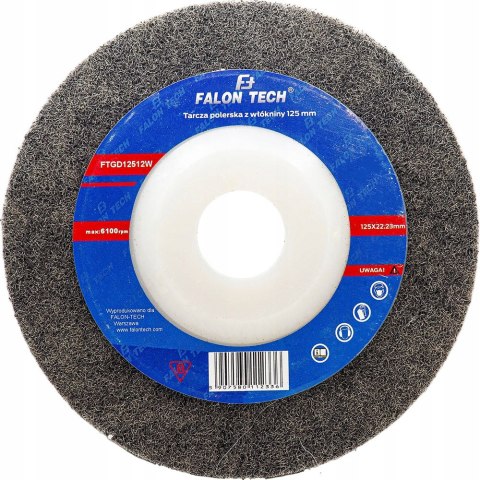 WŁÓKNINA TARCZA POLERSKA 125x22,23x12 mm NYLONOWA WŁÓKNINA TARCZA POLERSKA 125x22,23x12 mm NYLONOWA