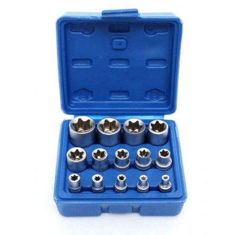 ZESTAW NASADEK TORX WEWNETRZNY E4 E24 14SZT TORXY ZESTAW NASADEK TORX WEWNETRZNY E4 E24 14SZT TORXY