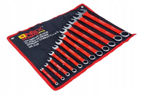 KLUCZE PŁASKO OCZKOWE 6-32mm 12el KLUCZE PŁASKIE ZESTAW KLUCZY Z GUMĄ KLUCZE PŁASKO OCZKOWE 6-32mm 12el KLUCZE PŁASKIE ZESTAW KLUCZY Z GUMĄ