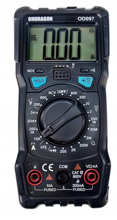 MIERNIK MULTIMETR CYFROWY ELEKTRYCZNY MIERNIK PRĄDU LCD TESTER PROFESIONAL MIERNIK MULTIMETR CYFROWY ELEKTRYCZNY MIERNIK PRĄDU LCD TESTER PROFESIONAL