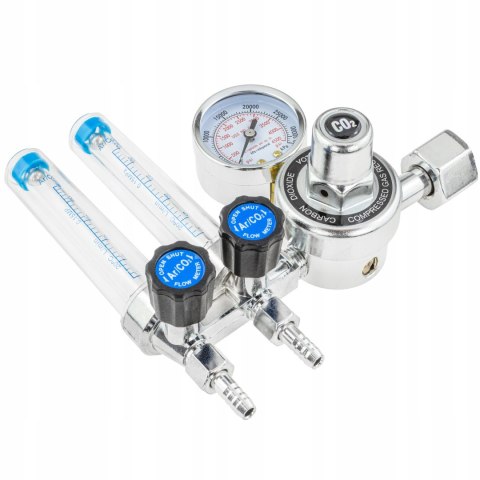 REDUKTOR CO2 / ARGON ROTAMETR x 2 MIG TIG MAG AR REDUKTOR CO2 / ARGON ROTAMETR x 2 MIG TIG MAG AR