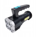 LATARKA AKUMULATOROWA USB LED SZPERACZ REFLEKTOR