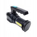LATARKA AKUMULATOROWA USB LED SZPERACZ REFLEKTOR