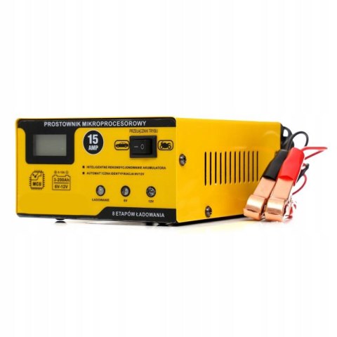 Prostownik MIKROPROCESOROWY 6V 12V Akumulatorowy Prostownik MIKROPROCESOROWY 6V 12V Akumulatorowy